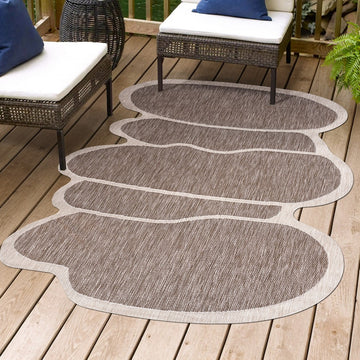 Jasper Modern Rustic Abstract Indoor/Outdoor Area Rug